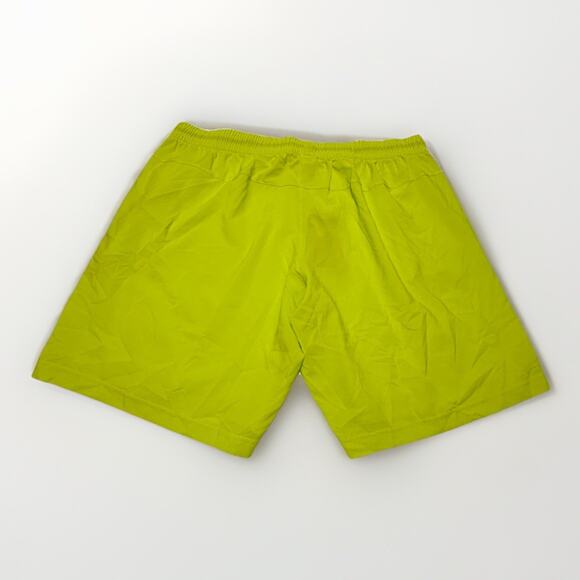 Reebok Shorts Workout Ready Men’s 2XL Acid Yellow Training Gym Quick Dry NWT $33 - Picture 3 of 11